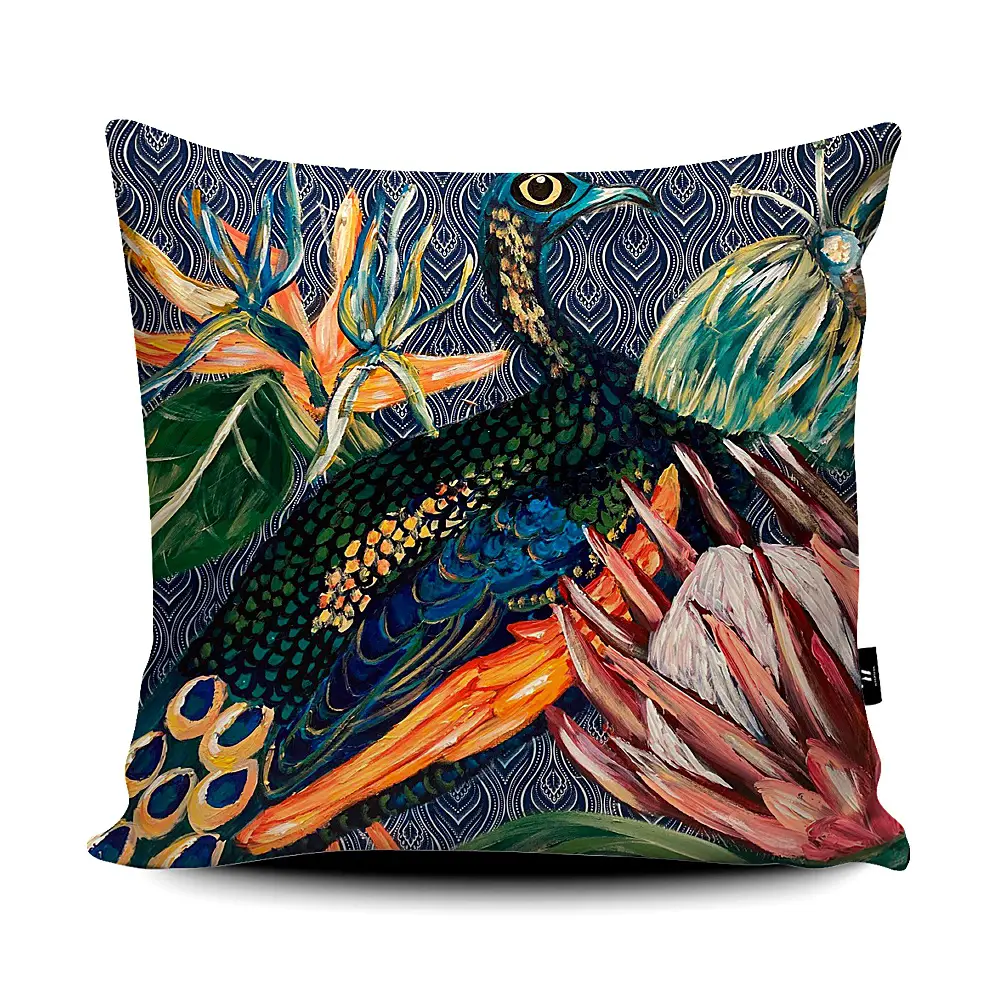 Peacock Paradise Scatter Cushion